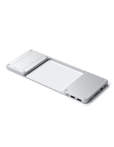 Satechi St-Ucisds Stacja Dokująca Do Laptopa I Replikator Portów Przewodowa Usb 3.2 Gen 2 (3.1 Gen 2) Type-C Srebrny