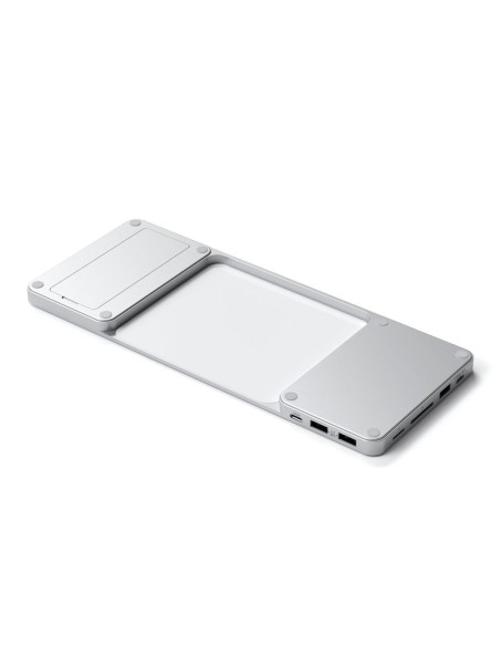 Satechi St-Ucisds Stacja Dokująca Do Laptopa I Replikator Portów Przewodowa Usb 3.2 Gen 2 (3.1 Gen 2) Type-C Srebrny