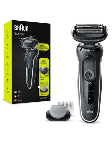 Braun Series 5 51-W1600S Golarka Foliowa Czarny, Biały