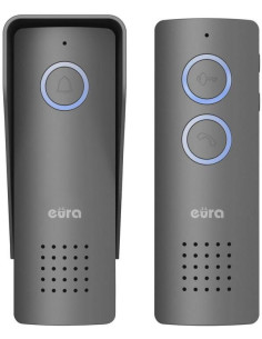 Domofon Bezprzewodowy Eura Adp-80A3 Grafit