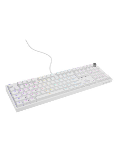 Genesis Nkg-2300 Klawiatura Uniwersalne Usb Qwerty Angielski Biały