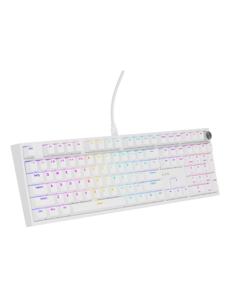 Genesis Nkg-2300 Klawiatura Uniwersalne Usb Qwerty Angielski Biały