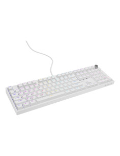 Klawiatura Genesis Thor 404 Uniwersalne Usb Qwerty Angielski Biały