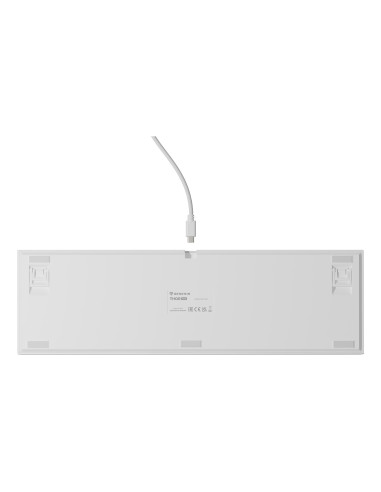 Klawiatura Genesis Thor 404 Uniwersalne Usb Qwerty Angielski Biały