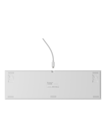 Klawiatura Genesis Thor 404 Uniwersalne Usb Qwerty Angielski Biały