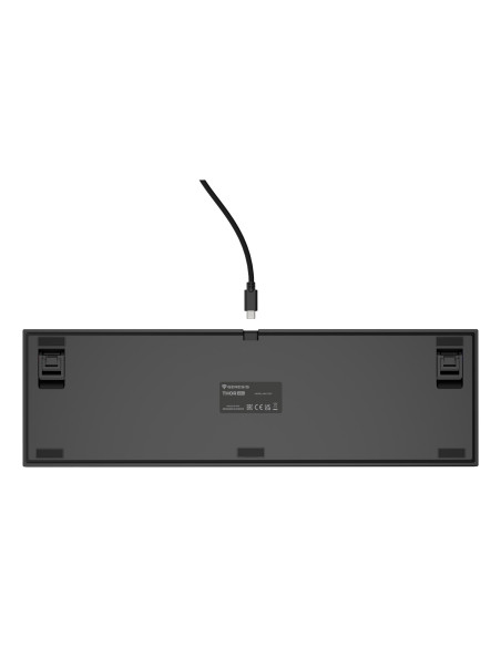 Klawiatura Genesis Thor 404 Usb Qwerty Angielski Czarny
