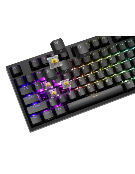 Klawiatura Genesis Thor 404 Usb Qwerty Angielski Czarny
