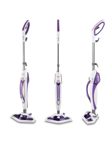 Polti Vaporetto Sv440_Double Mop Parowy 0,3 L 1500 W Fioletowy, Biały