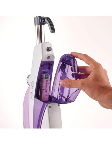 Polti Vaporetto Sv440_Double Mop Parowy 0,3 L 1500 W Fioletowy, Biały