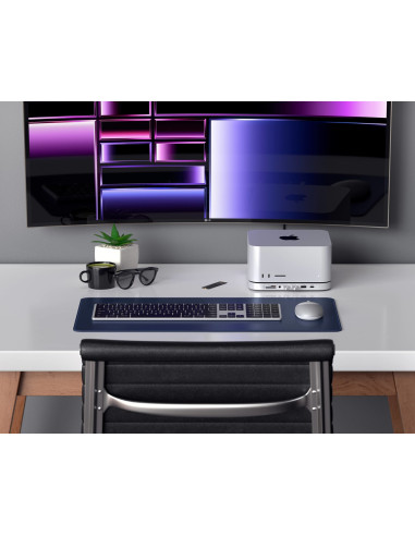 Satechi Stand & Hub - Podstawka I Hub Do Mac Mini/Studio (Usb-C 3.2, Usb-A 3.2, 2X Usb-A 3.0, 3,5Mm Jack, Port Micro/Sd, Nvme/M.