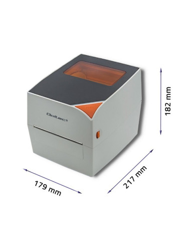 Qoltec 50245 Drukarka Etykiet Linia Termalna 203 X 203 Dpi 127 Mm/S Przewodowa