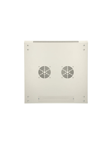 Extralink Szafa Rack 9U 600X600 Asp Szara Montowana Na Ścianie, Drzwi Blaszane Pełne