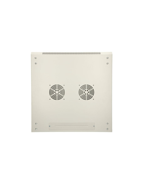 Extralink Szafa Rack 9U 600X600 Asp Szara Montowana Na Ścianie, Drzwi Blaszane Pełne