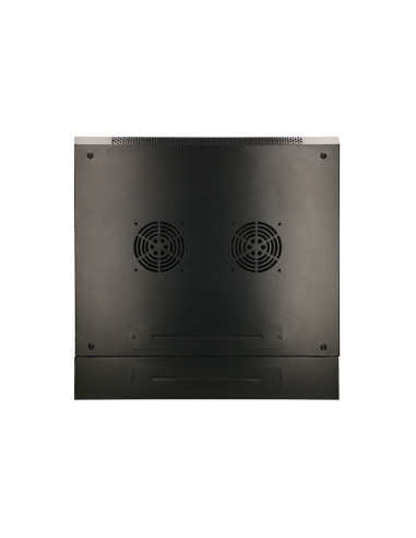 Extralink Szafa Rack 6U 600X600 Azh Czarna Montowana Na Ścianie, Dwusekcyjna