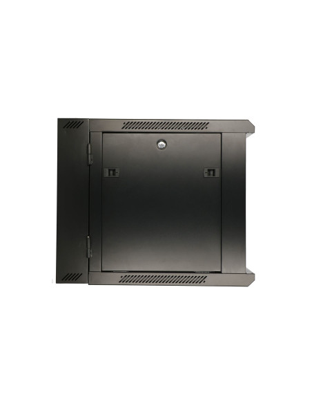 Extralink Szafa Rack 6U 600X600 Azh Czarna Montowana Na Ścianie, Dwusekcyjna