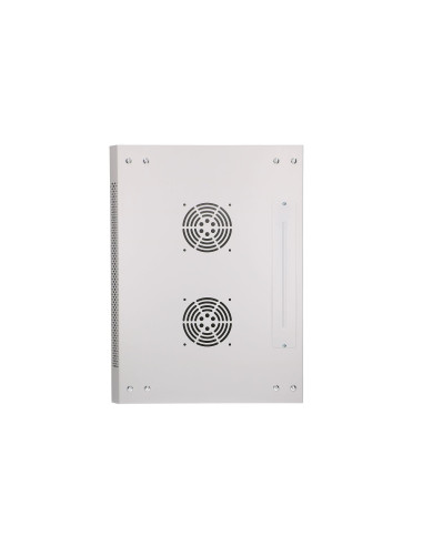 Extralink Szafa Rack 12U 600X450 Asp Szara Montowana Na Ścianie, Drzwi Blaszane Pełne