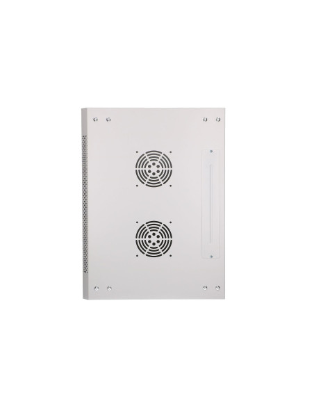 Extralink Szafa Rack 12U 600X450 Asp Szara Montowana Na Ścianie, Drzwi Blaszane Pełne