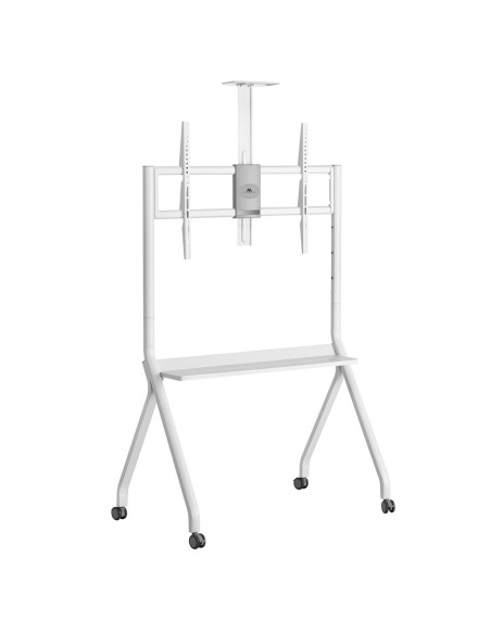 Maclean Stand / Wózek Do Tv, Półka Na Kamerę, Na Kółkach, 55-100", Max. Obciążenie 120Kg/10Kg Półka, Max. Vesa 900X600 Mc-114