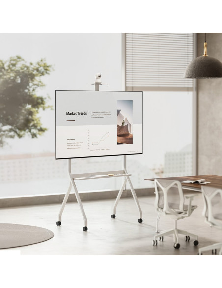 Maclean Stand / Wózek Do Tv, Półka Na Kamerę, Na Kółkach, 55-100", Max. Obciążenie 120Kg/10Kg Półka, Max. Vesa 900X600 Mc-114