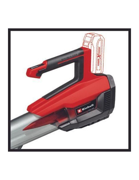 Einhell Gp-Lb 18/200 Li Gk-Solo Akumulatorowa Dmuchawa Do Liści 200 Km/H Czarny, Czerwony