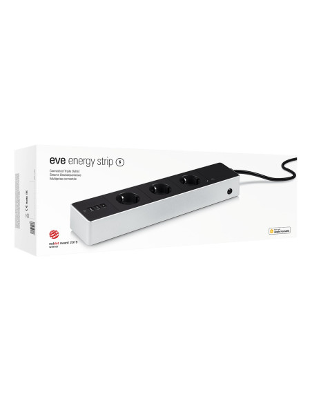 Eve Eve Energy Strip - Inteligentna Listwa Zasilająca Z Potrójnym Gniazdem