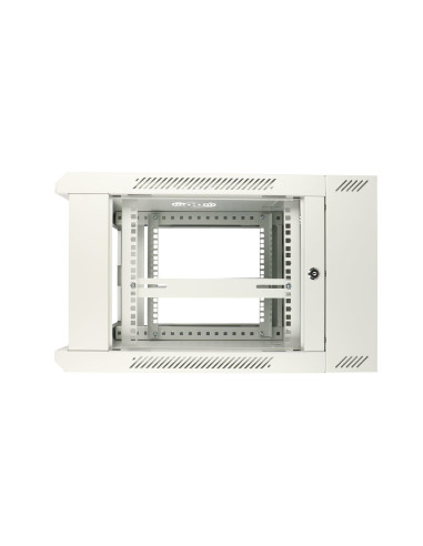 Extralink Szafa Rack 6U 600X600 Azh Szara Montowana Na Ścianie, Dwusekcyjna
