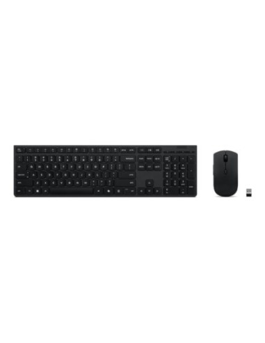 Lenovo Professional Bezprzewodowa Ładowalna Klawiatura I Mysz Combo | Zestaw Klawiatury I Myszy | Bezprzewodowy | Mysz W Zestawi