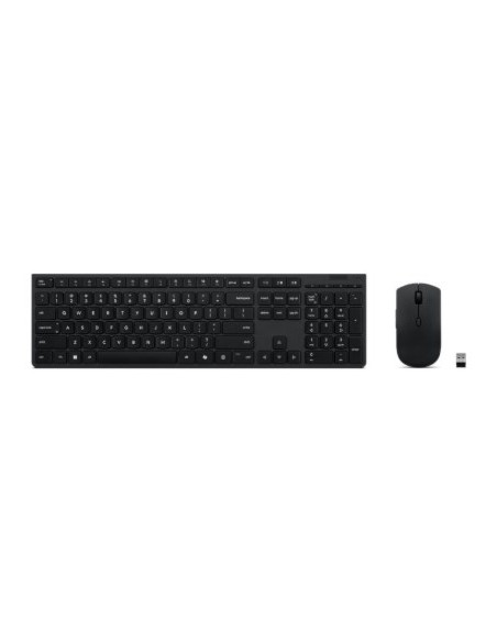 Lenovo Professional Bezprzewodowa Ładowalna Klawiatura I Mysz Combo | Zestaw Klawiatury I Myszy | Bezprzewodowy | Mysz W Zestawi