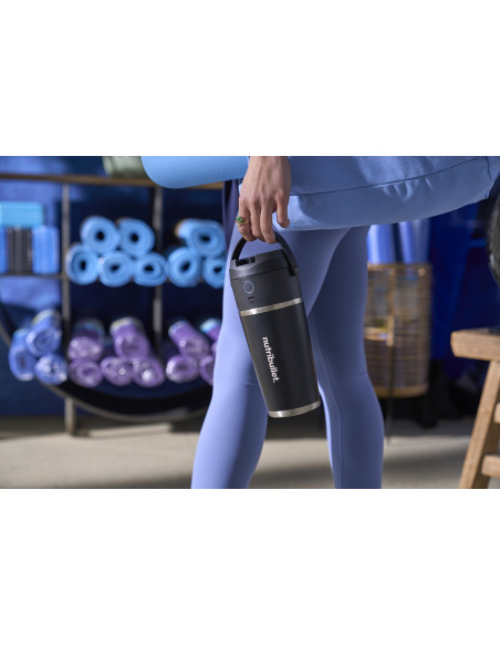 Blender Nutribullet | Nbp016B | Osobisty | Materiał Słoika Stal Nierdzewna | Pojemność Słoika 0,59 L | Czarny