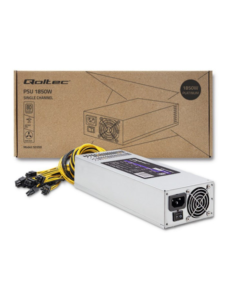 Qoltec 50350 Moduł Zasilaczy 1850 W Szary