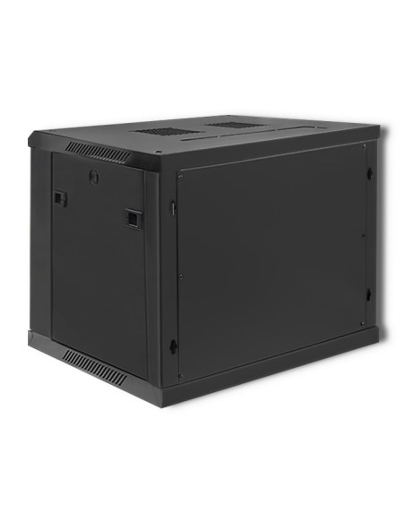 Szafa Rack 19" 9U 600 X 500 X 600 Czarna Wisząca