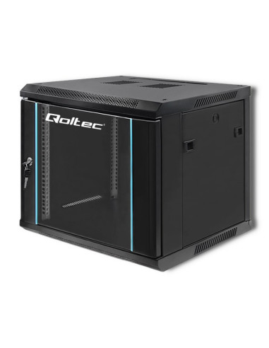 Szafa Rack 19" 9U 600 X 500 X 600 Czarna Wisząca