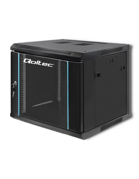 Szafa Rack 19" 9U 600 X 500 X 600 Czarna Wisząca