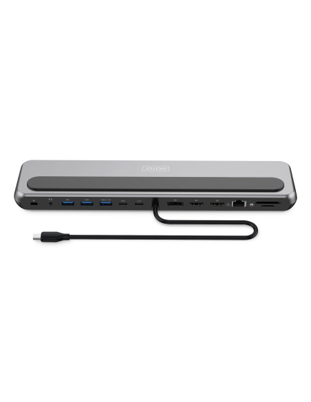 Stacja Dokująca Usb-C 12 Portowa, Max. 8K/30Hz Z Hdr, Hdmi, Dp, Max. 3 Monitory (Mst), Usb-C 3.2 Gen2, Gigabit Ethernet, Sd/Micr
