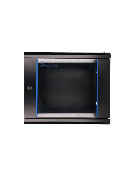 Extralink Szafa Rack 9U 600X600 Czarna Montowana Na Ścianie
