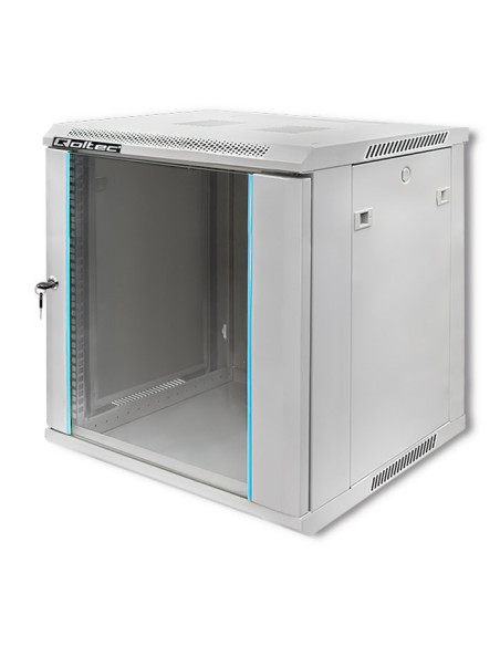 Szafa Rack 19" Wisząca 12U 600 X 635 X 450 Szara