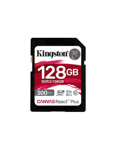 Kingston Technology Canvas React Plus 128 Gb Sd Uhs-Ii Klasa 10
