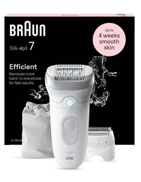 Braun Silk-Épil 7 7-041 Szary, Biały