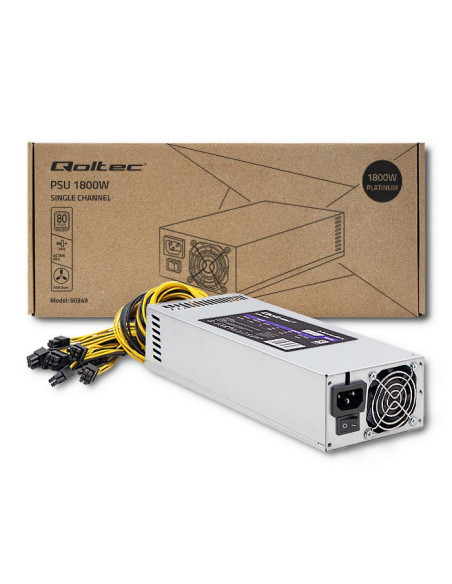 Qoltec 50349 Moduł Zasilaczy 1800 W Atx Szary