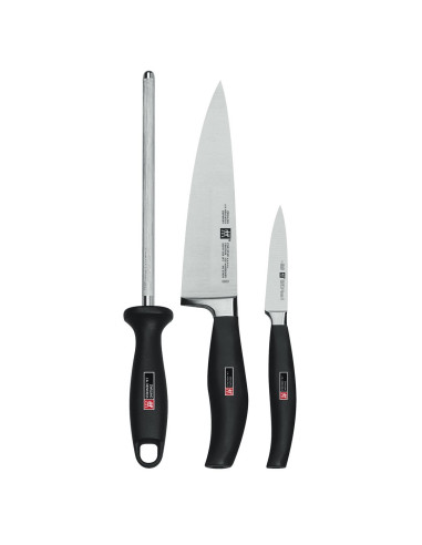 Zestaw 2 Noży + Ostrzałka Zwilling Five Star
