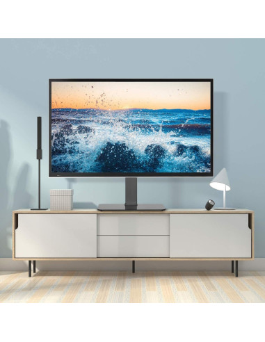 Techly Ica-Lcd 323M Uchwyt / Stojak Do Monitorów 139,7 Cm (55") Biurko Czarny