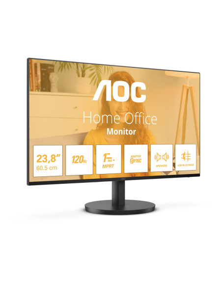 Aoc B3 24B3Qa2 Monitor Komputerowy 60,5 Cm (23.8") 1920 X 1080 Px Full Hd Led Czarny
