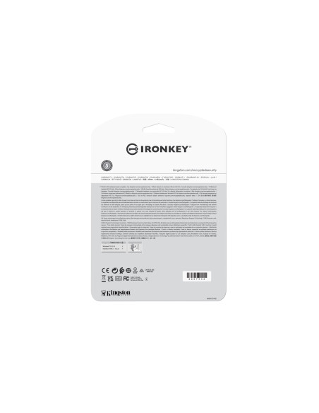 Kingston Technology Ironkey Vault Privacy 50 Pamięć Usb 64 Gb Usb Typu-A 3.2 Gen 1 (3.1 Gen 1) Czarny, Niebieski