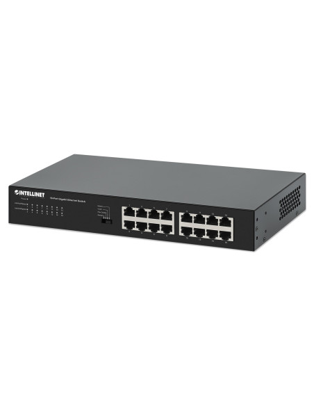 Intellinet 561815 Łącza Sieciowe Gigabit Ethernet (10/100/1000) Czarny