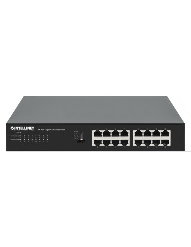 Intellinet 561815 Łącza Sieciowe Gigabit Ethernet (10/100/1000) Czarny