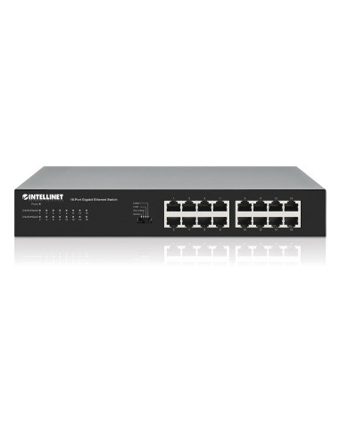 Intellinet 561815 Łącza Sieciowe Gigabit Ethernet (10/100/1000) Czarny