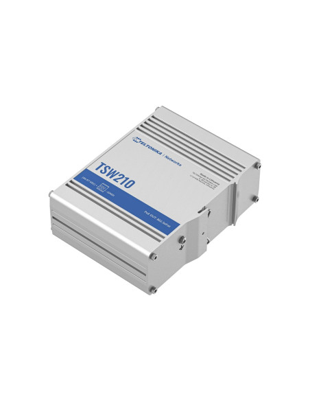 Teltonika Tsw210 Nie Zarządzany Gigabit Ethernet (10/100/1000) Aluminium