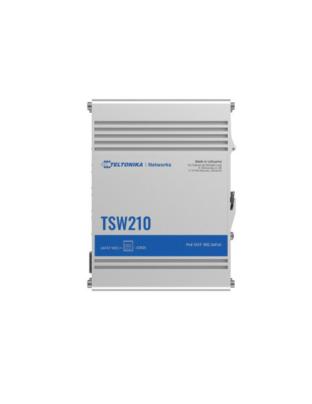 Teltonika Tsw210 Nie Zarządzany Gigabit Ethernet (10/100/1000) Aluminium