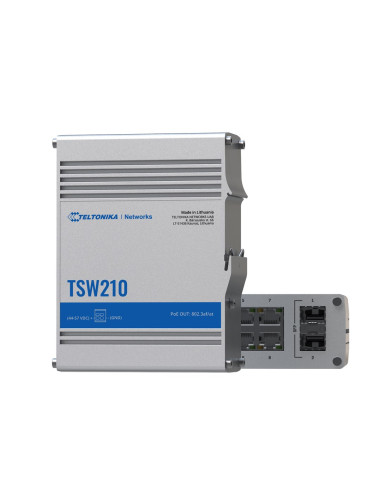 Teltonika Tsw210 Nie Zarządzany Gigabit Ethernet (10/100/1000) Aluminium