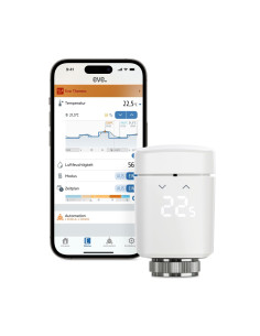 Eve Thermo Matter - Inteligentny Termostat (Kompatybilność: Apple Home, Samsung Smartthings, Alexa, Google Home, Home Assistant)